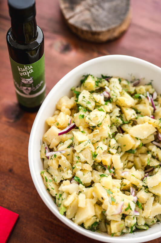 Kartoffelsalat-mit-Olivenöl-Zitrone